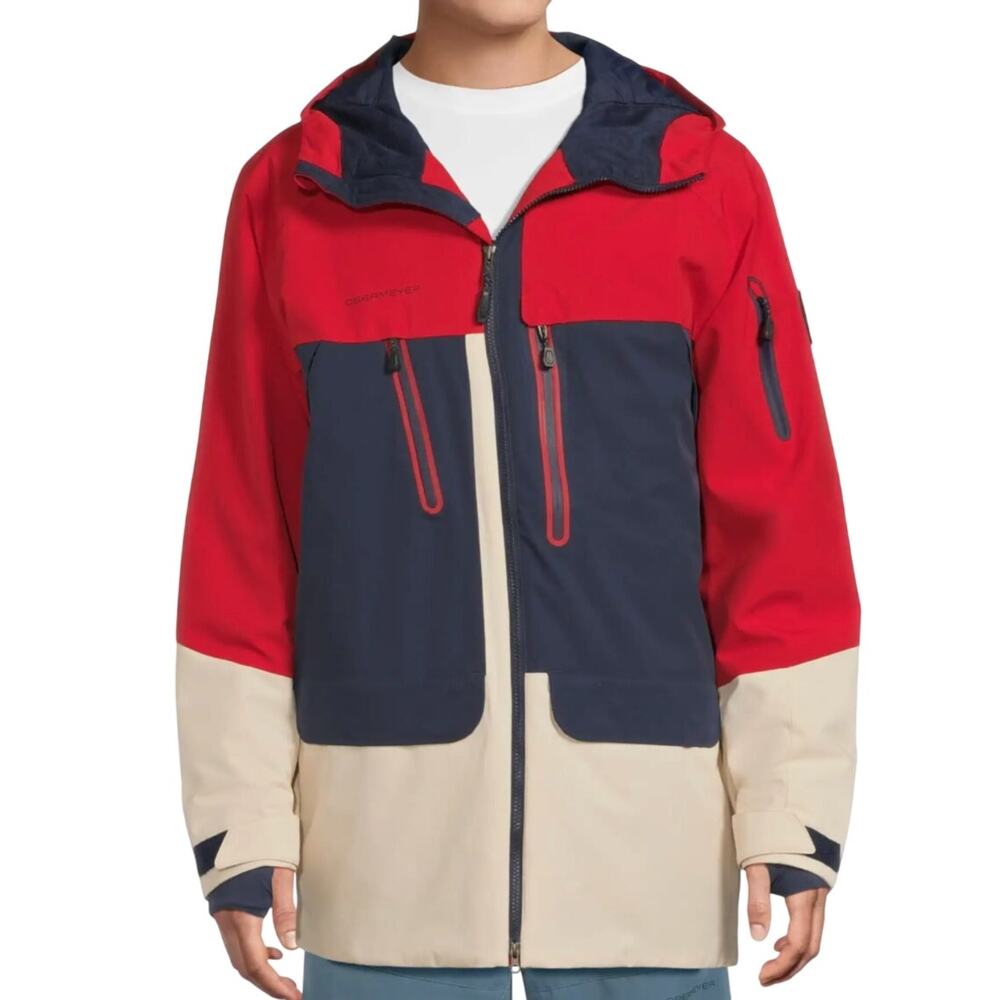 Obermeyer Mens Cirque Jacket in Fresno Red, Size L